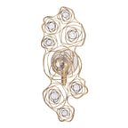 Ethereal Rose 1 Light Sconce - Havana Gold Ombre/Polished Stainless Accents
