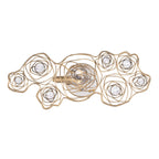 Ethereal Rose 1 Light Sconce - Havana Gold Ombre/Polished Stainless Accents