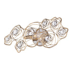 Ethereal Rose 1 Light Sconce - Havana Gold Ombre/Polished Stainless Accents
