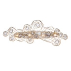 Ethereal Rose 4 Light Sconce - Havana Gold Ombre/Polished Stainless Accents