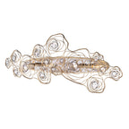 Ethereal Rose 4 Light Sconce - Havana Gold Ombre/Polished Stainless Accents