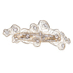 Ethereal Rose 4 Light Sconce - Havana Gold Ombre/Polished Stainless Accents