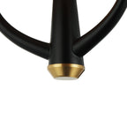 Patchwork 3 Light Pendant - Black/Satin Brass/Patchwork