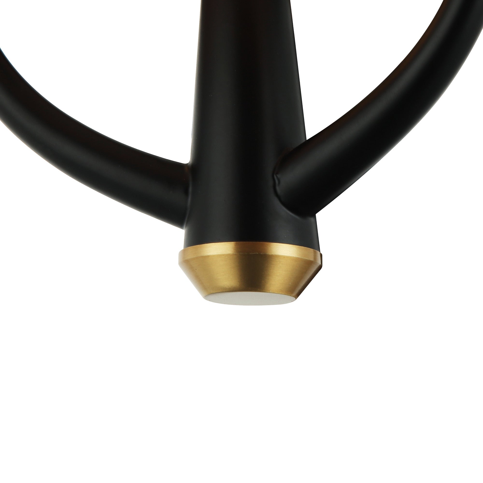 Patchwork 5 Light Pendant - Black/Satin Brass/Patchwork