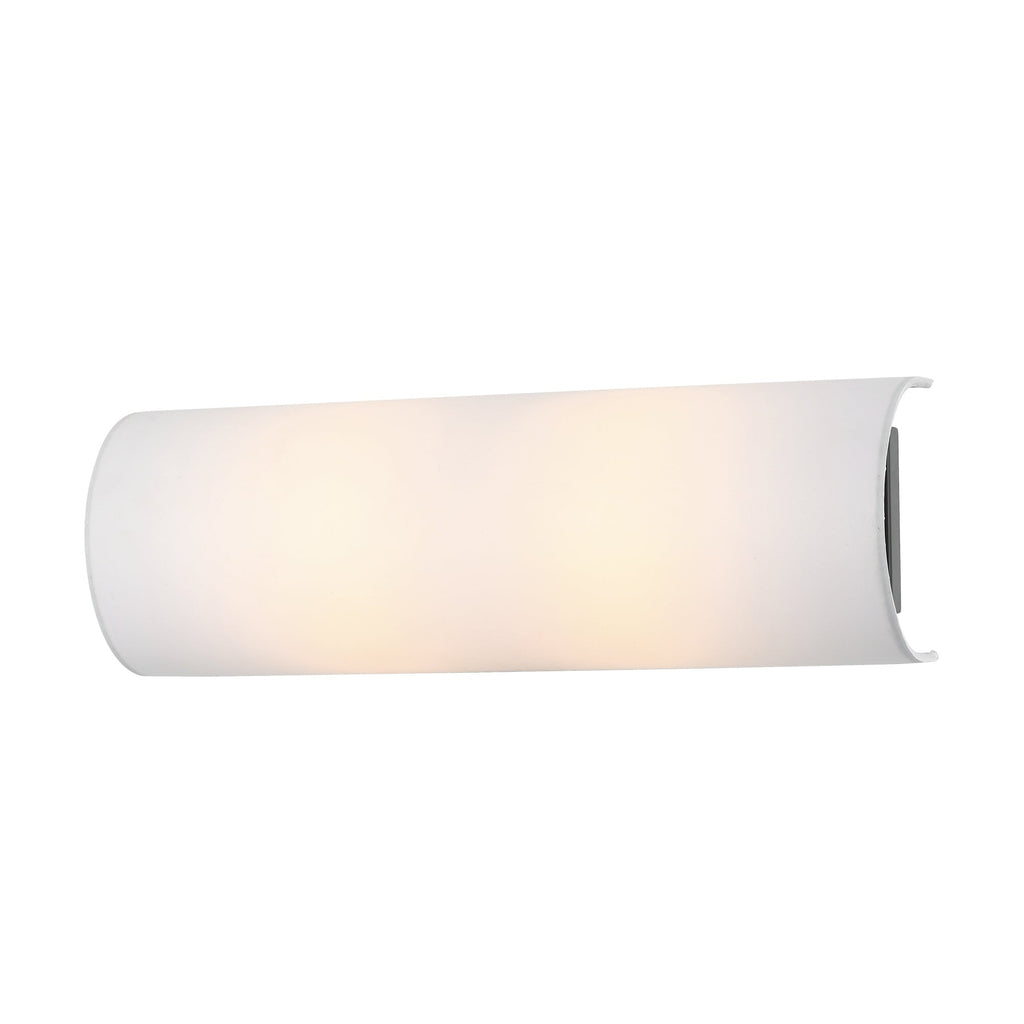 Patchwork 2 Light ADA Bath - Black/Satin Brass