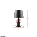 Giustino 3 Light Table Lamp - Matte White