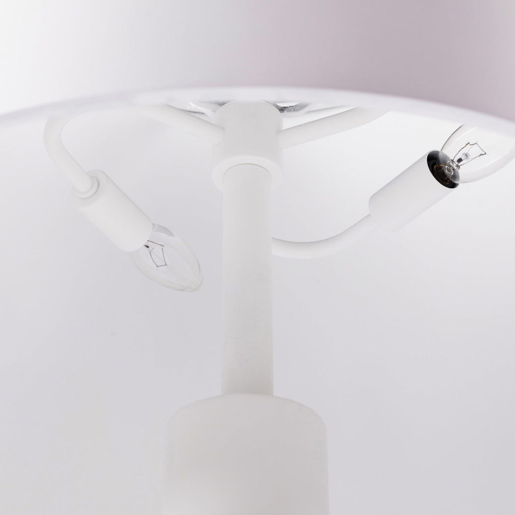 Giustino 3 Light Table Lamp - Matte White