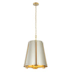 Peep Show 6 Light Foyer - Sunwashed Silver/Brushed Sienna