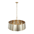 Peep Show 8 Light Pendant - Sunwashed Silver/Brushed Sienna