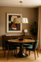 Peep Show 8 Light Pendant - Sunwashed Silver/Brushed Sienna