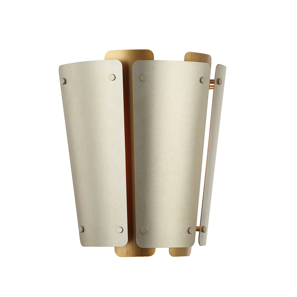 Peep Show 1 Light Sconce - Sunwashed Silver/Brushed Sienna