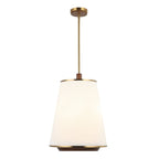 Desert Flyer 3 Light Foyer - Satin Brass/Medium Walnut