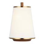 Desert Flyer 2 Light Sconce - Satin Brass/Medium Walnut