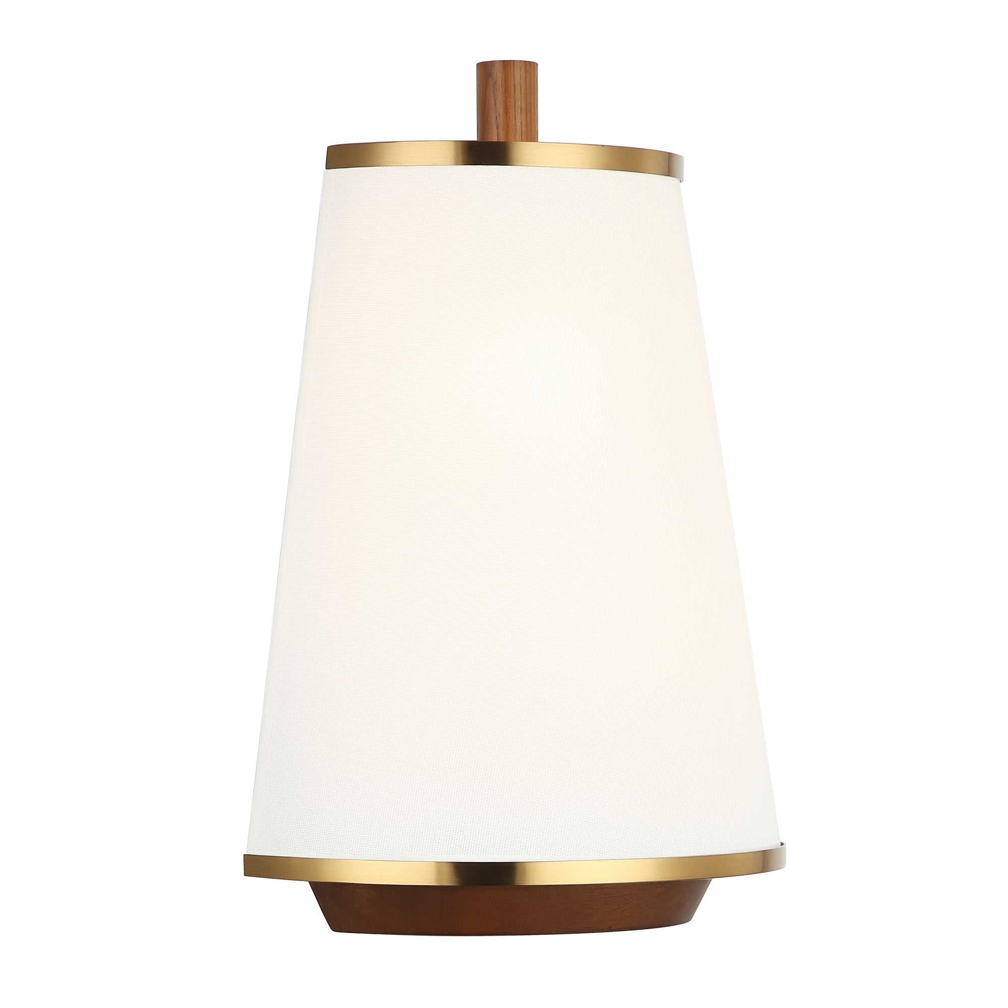 Desert Flyer 2 Light Sconce - Satin Brass/Medium Walnut