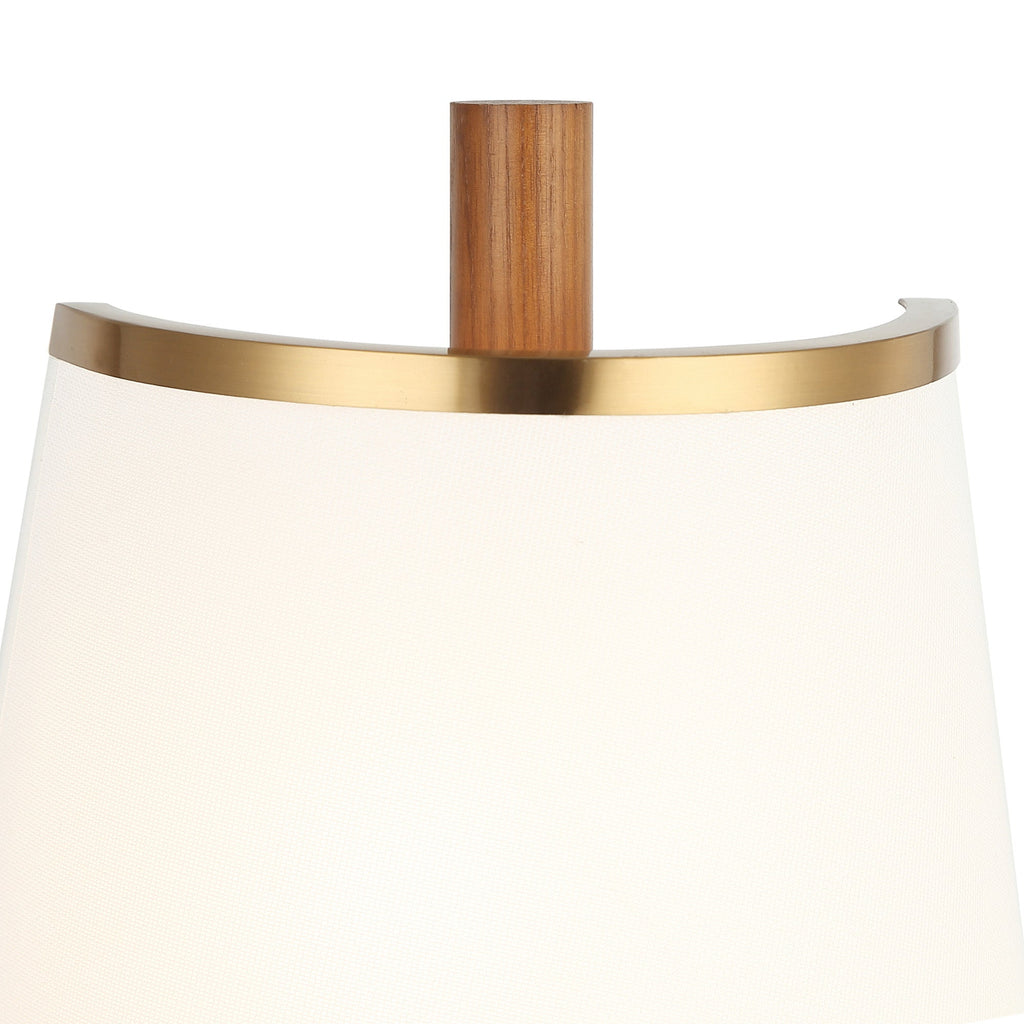 Desert Flyer 2 Light Sconce - Satin Brass/Medium Walnut