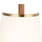Desert Flyer 2 Light Sconce - Satin Brass/Medium Walnut
