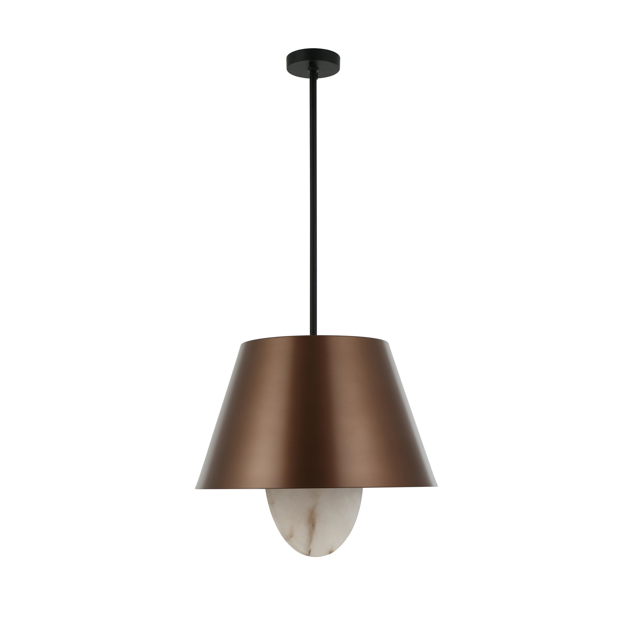 Rock On 4 Light Pendant - Brontourage/Matte Black