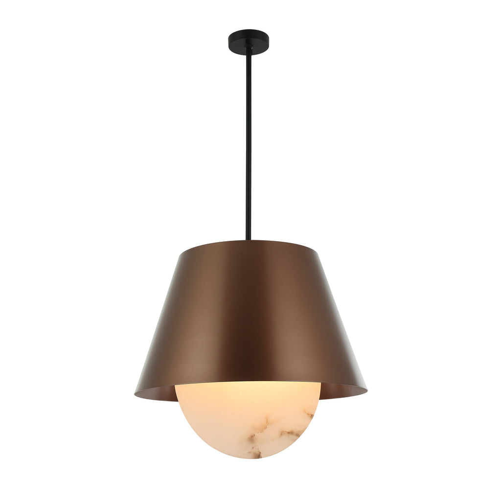 Rock On 6 Light Pendant - Brontourage/Matte Black
