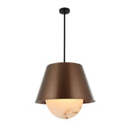 Rock On 6 Light Pendant - Brontourage/Matte Black