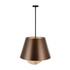 Rock On 6 Light Pendant - Brontourage/Matte Black