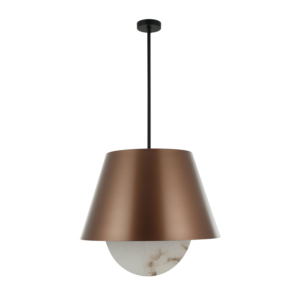 Rock On 6 Light Pendant - Brontourage/Matte Black