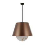Rock On 6 Light Pendant - Brontourage/Matte Black