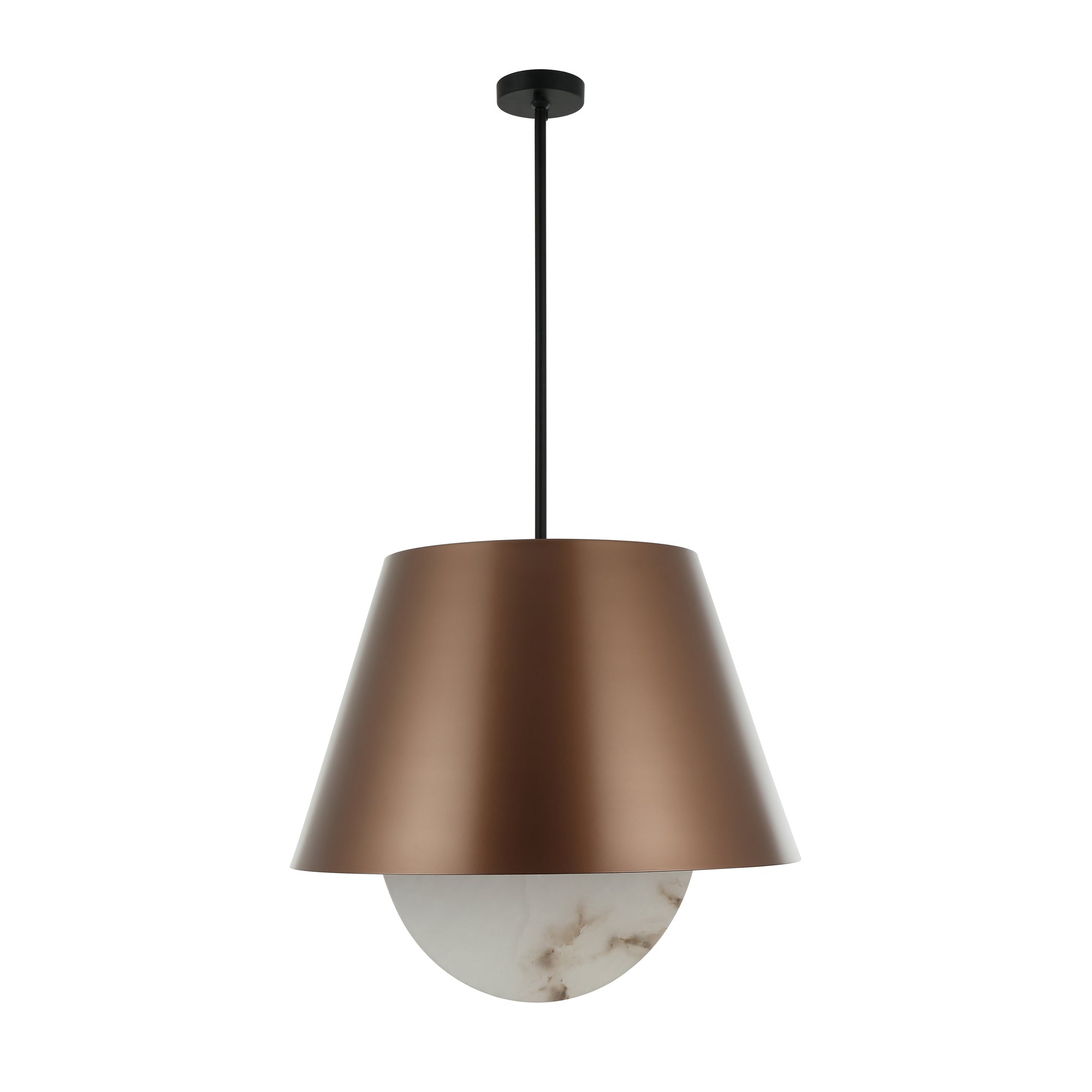 Rock On 6 Light Pendant - Brontourage/Matte Black