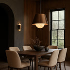 Rock On 6 Light Pendant - Brontourage/Matte Black