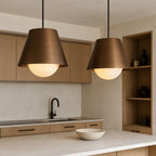 Rock On 4 Light Pendant - Brontourage/Matte Black