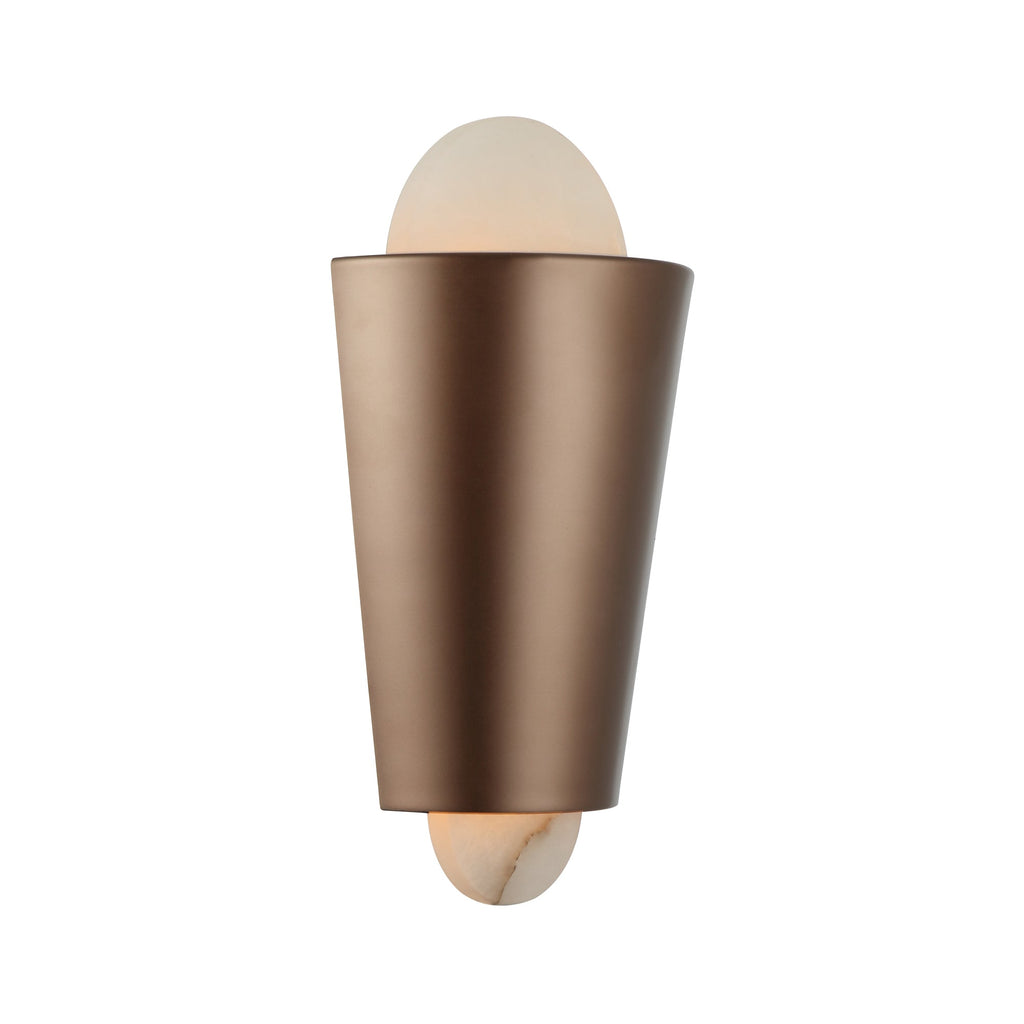 Rock On 2 Light Sconce - Brontourage/Matte Black