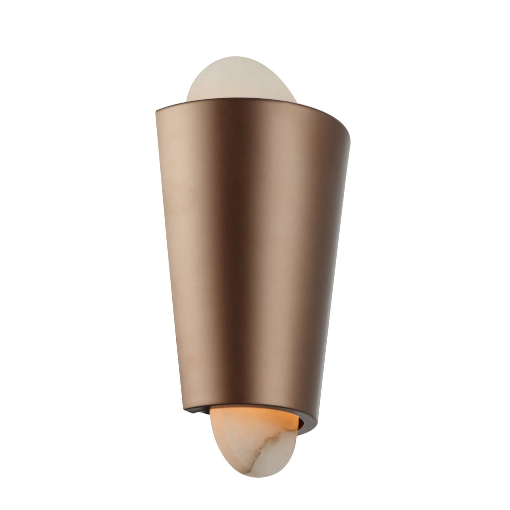 Rock On 2 Light Sconce - Brontourage/Matte Black