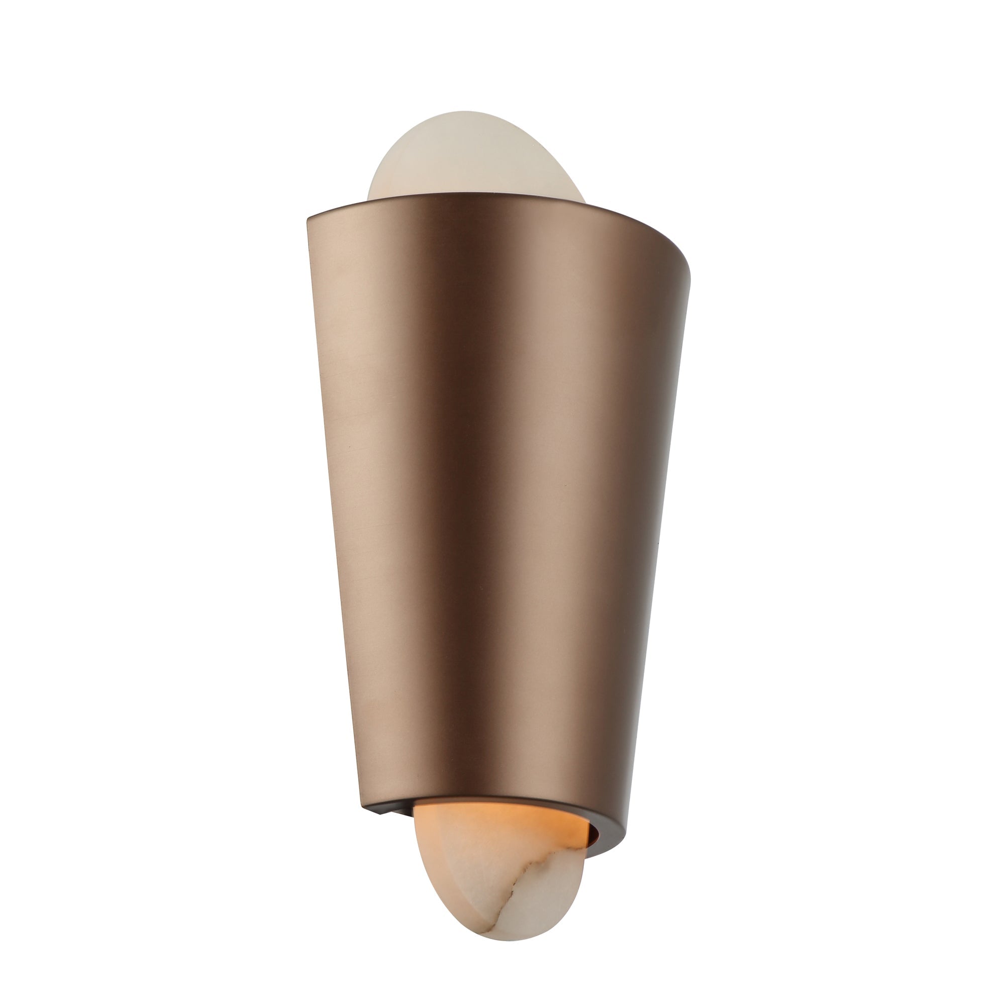 Rock On 2 Light Sconce - Brontourage/Matte Black
