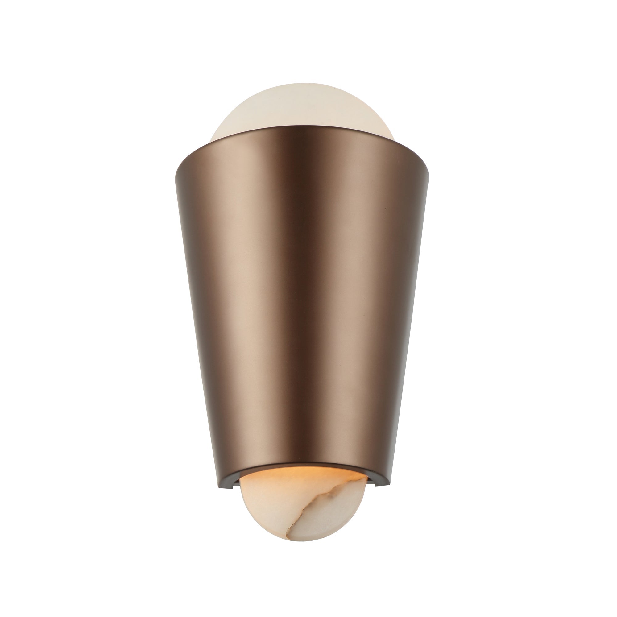 Rock On 2 Light Sconce - Brontourage/Matte Black