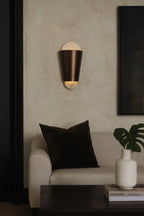 Rock On 2 Light Sconce - Brontourage/Matte Black