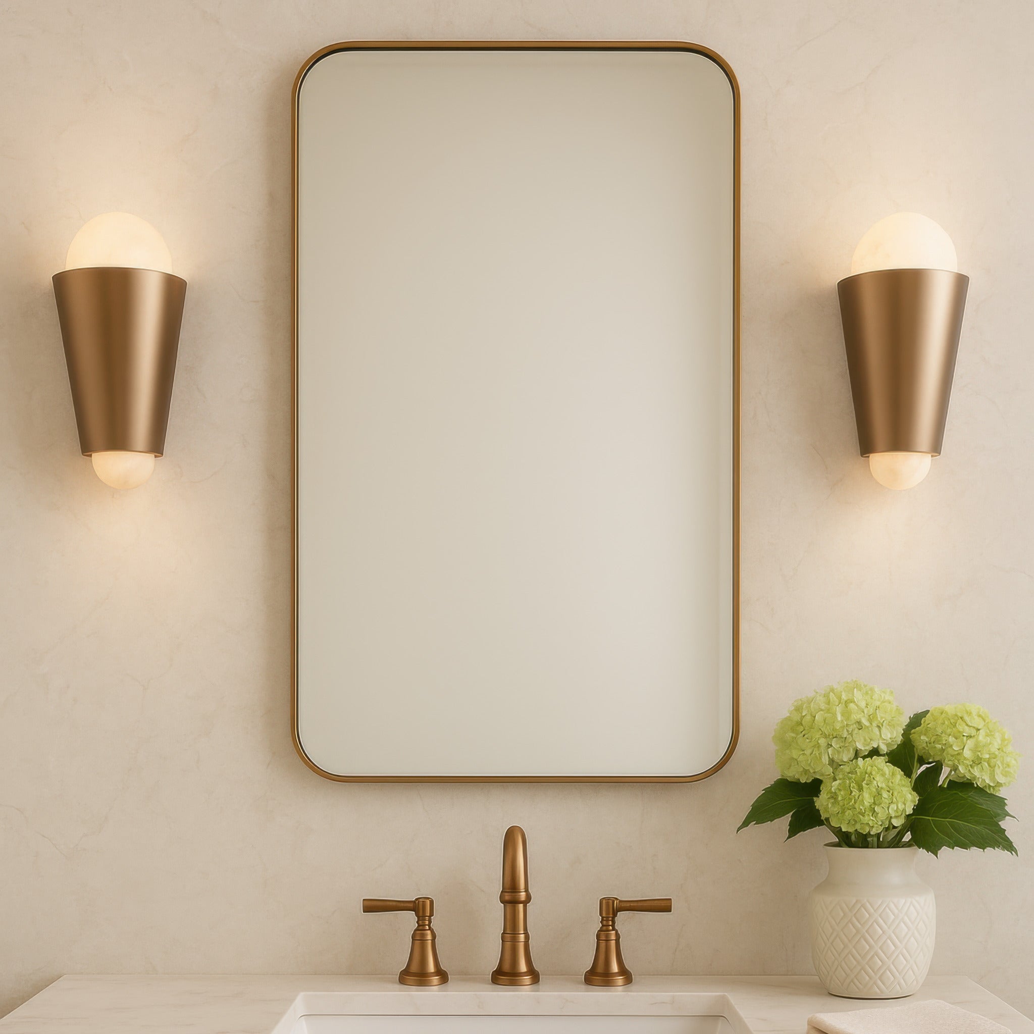 Rock On 2 Light Sconce - Brontourage/Matte Black