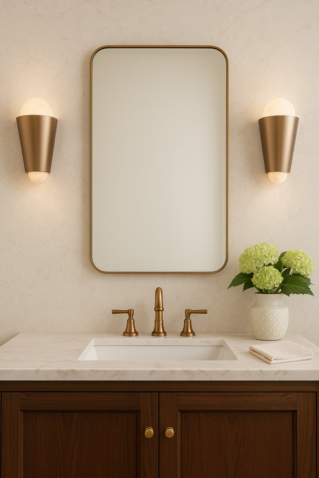Rock On 2 Light Sconce - Brontourage/Matte Black