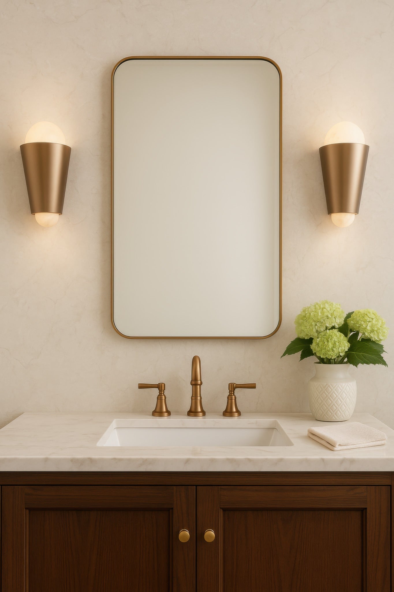 Rock On 2 Light Sconce - Brontourage/Matte Black