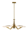 Down the Wrong Path 3 Light Pendant - Brass Kisser