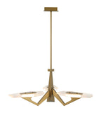 Down the Wrong Path 3 Light Pendant - Brass Kisser