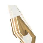Down the Wrong Path 1 Light Sconce - Brass Kisser