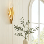 Down the Wrong Path 1 Light Sconce - Brass Kisser