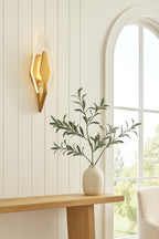 Down the Wrong Path 1 Light Sconce - Brass Kisser