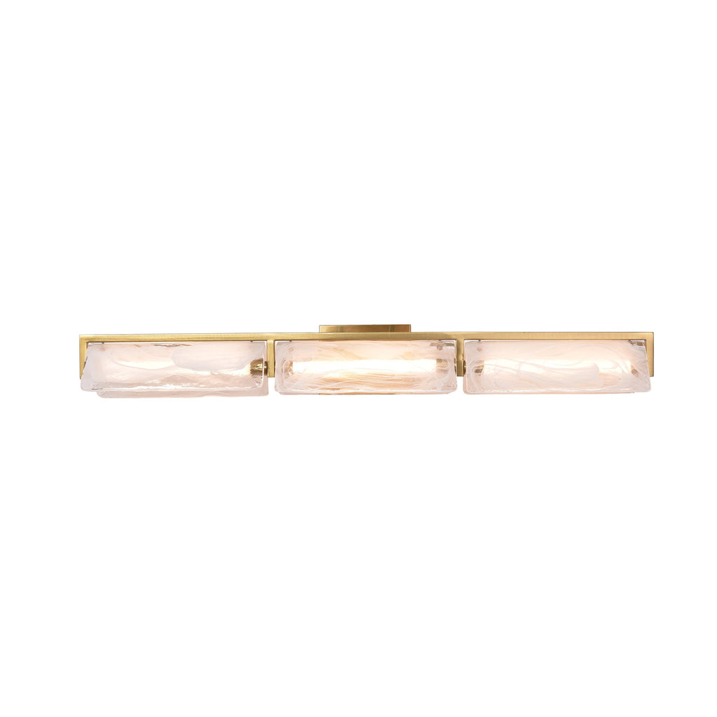 Mingle 3 Light Bath - Satin Brass