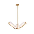Mingle 3 Light Chandelier - Satin Brass