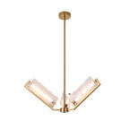Mingle 3 Light Chandelier - Satin Brass