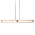 Mingle 2 Light Medium Linear - Satin Brass