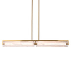 Mingle 2 Light Medium Linear - Satin Brass