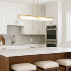Mingle 2 Light Medium Linear - Satin Brass
