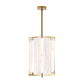 Mingle 3 Light Pendant - Satin Brass