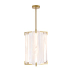 Mingle 3 Light Pendant - Satin Brass